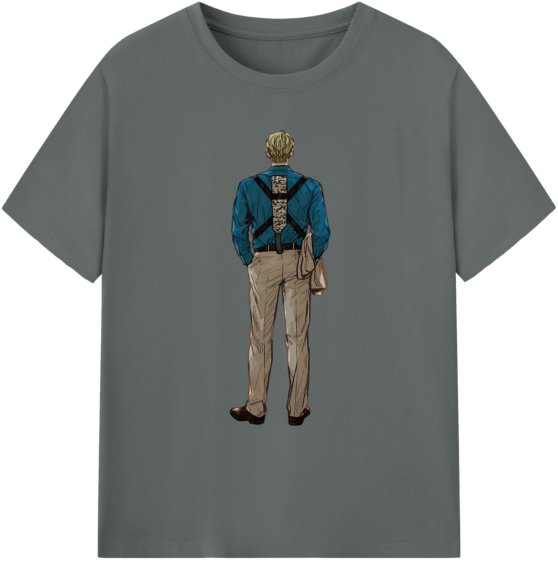 （画像用） 呪術廻戦 Jujutsu Kaisen 綿100％ メンズ半袖Tシャツ｜肌触りやわらか＆通気性